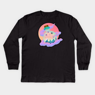 Neon Magic Potion Kids Long Sleeve T-Shirt